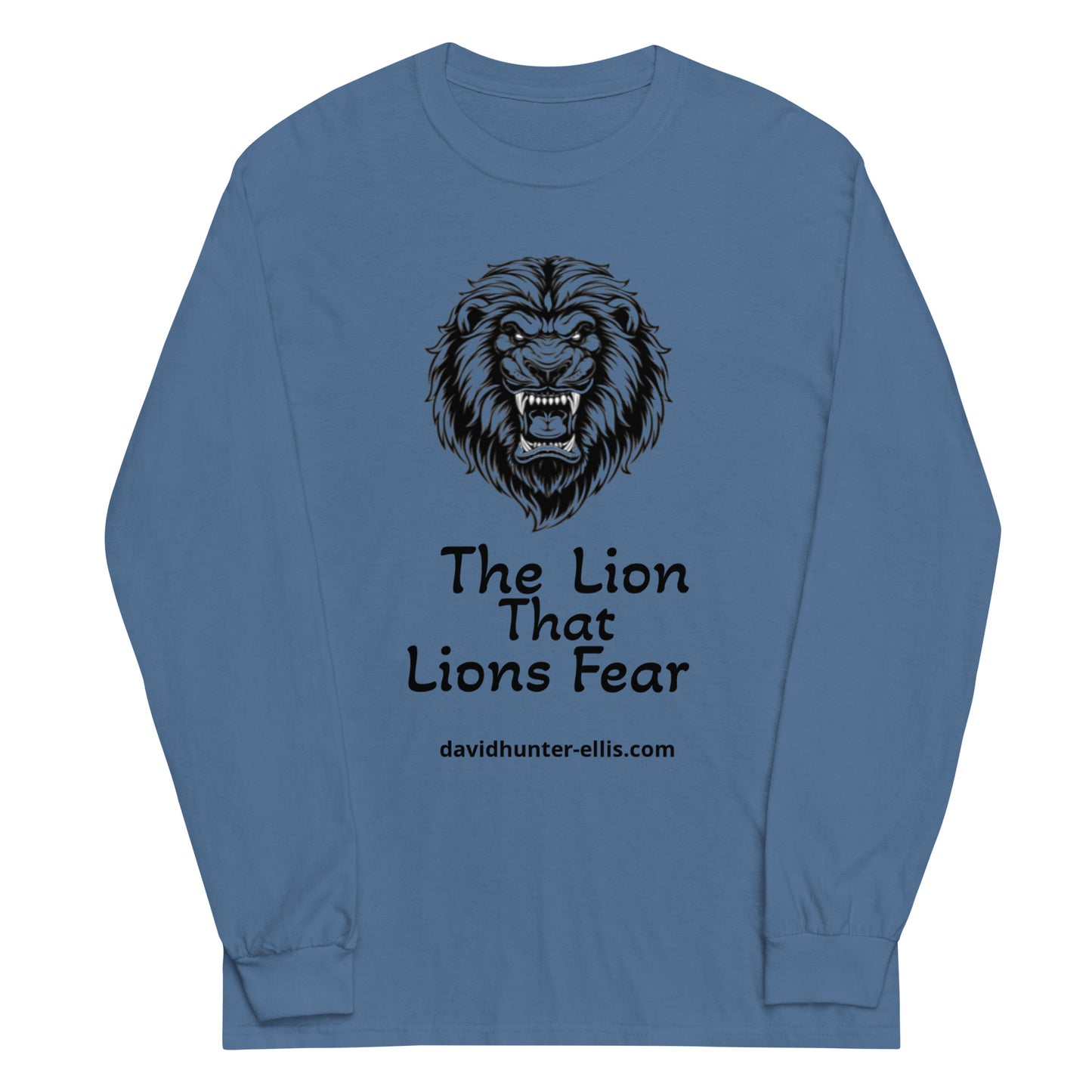 Release the Beast, 'The Lion That Lions Fear,' Men’s Long Sleeve Shirt