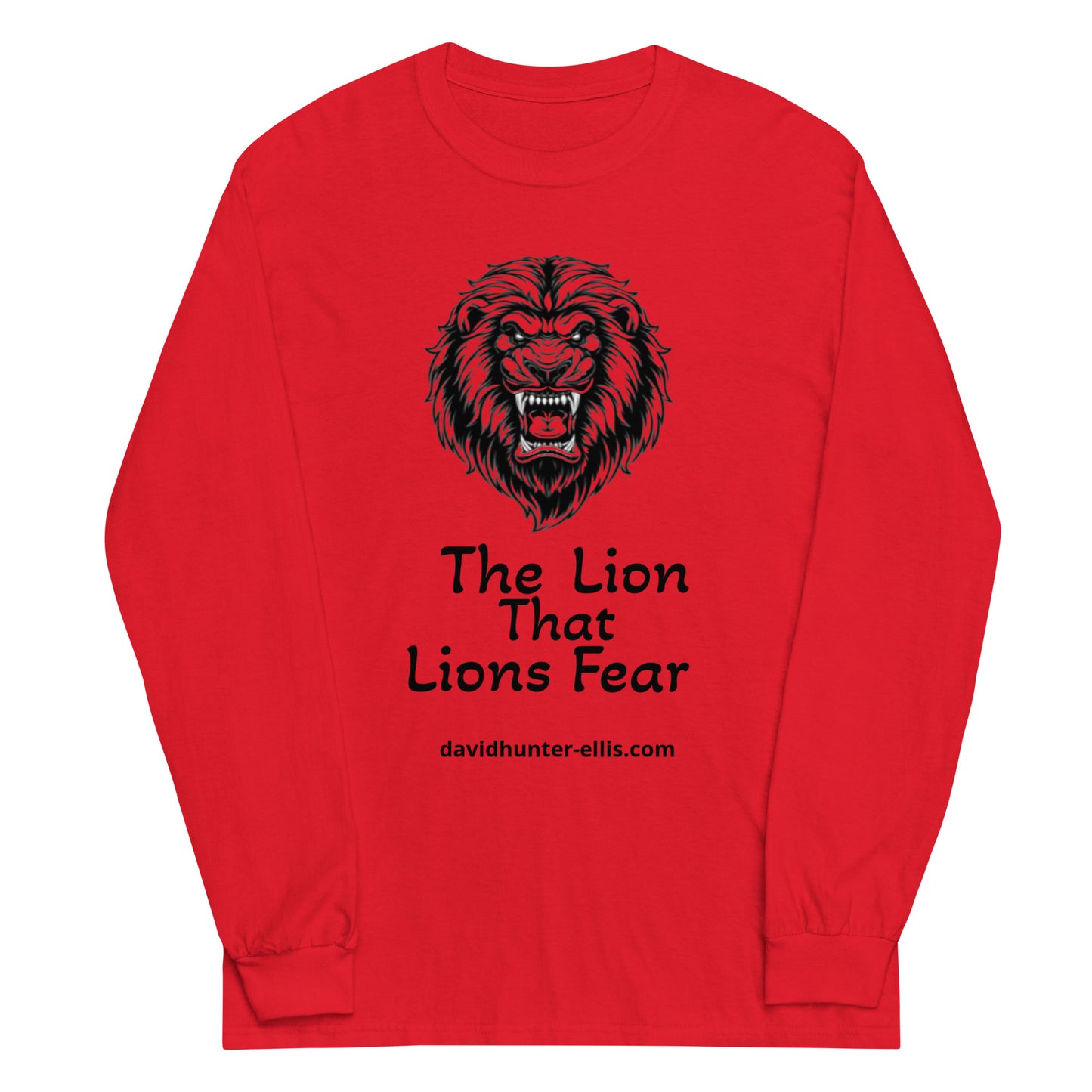 Release the Beast, 'The Lion That Lions Fear,' Men’s Long Sleeve Shirt