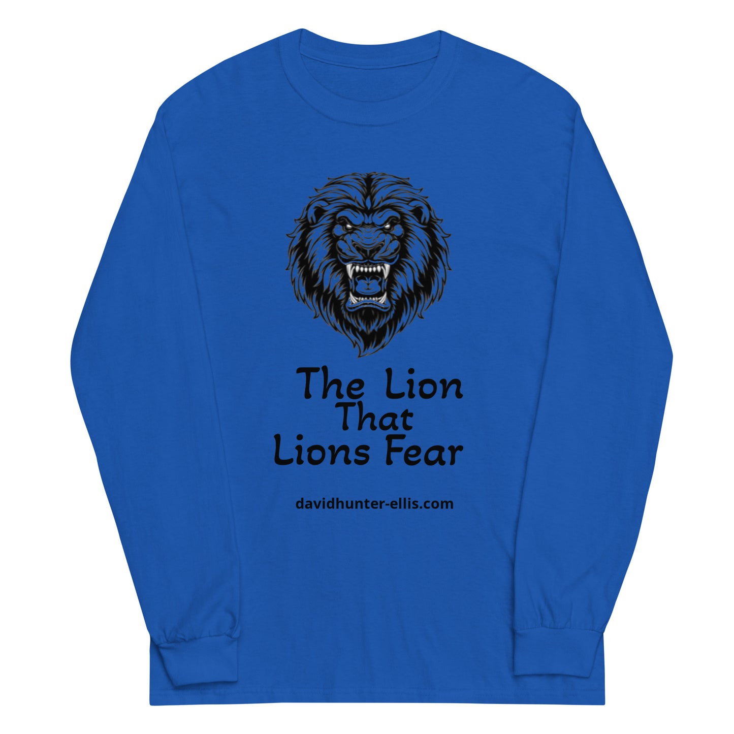 Release the Beast, 'The Lion That Lions Fear,' Men’s Long Sleeve Shirt
