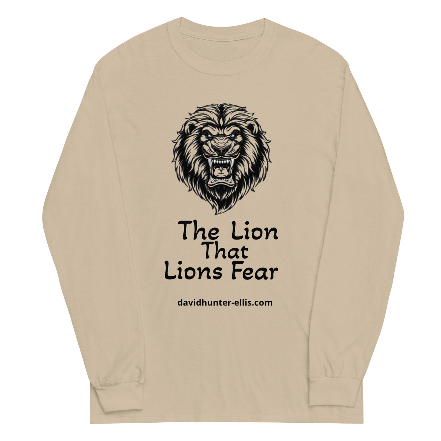 Release the Beast, 'The Lion That Lions Fear,' Men’s Long Sleeve Shirt