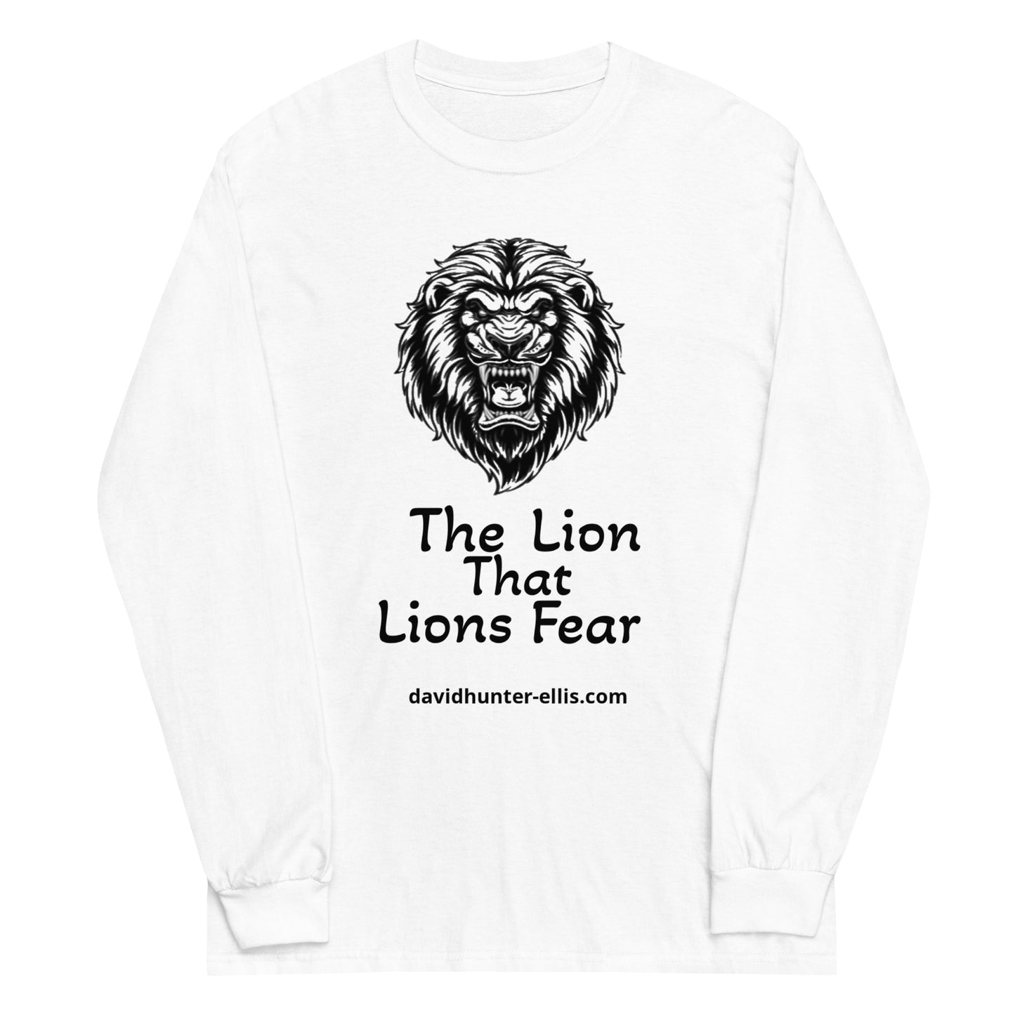 Release the Beast, 'The Lion That Lions Fear,' Men’s Long Sleeve Shirt