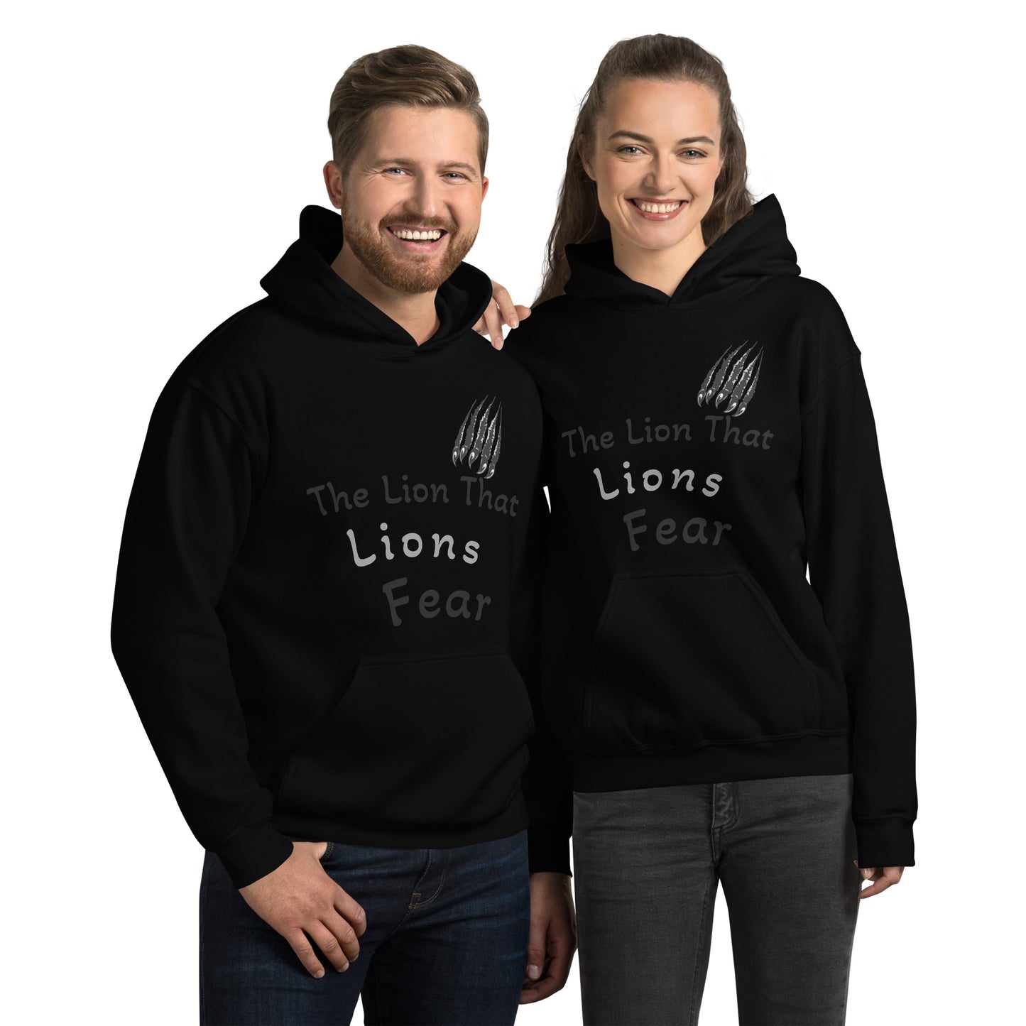 'The Lion That Lions Fear,' Unisex Hoodie