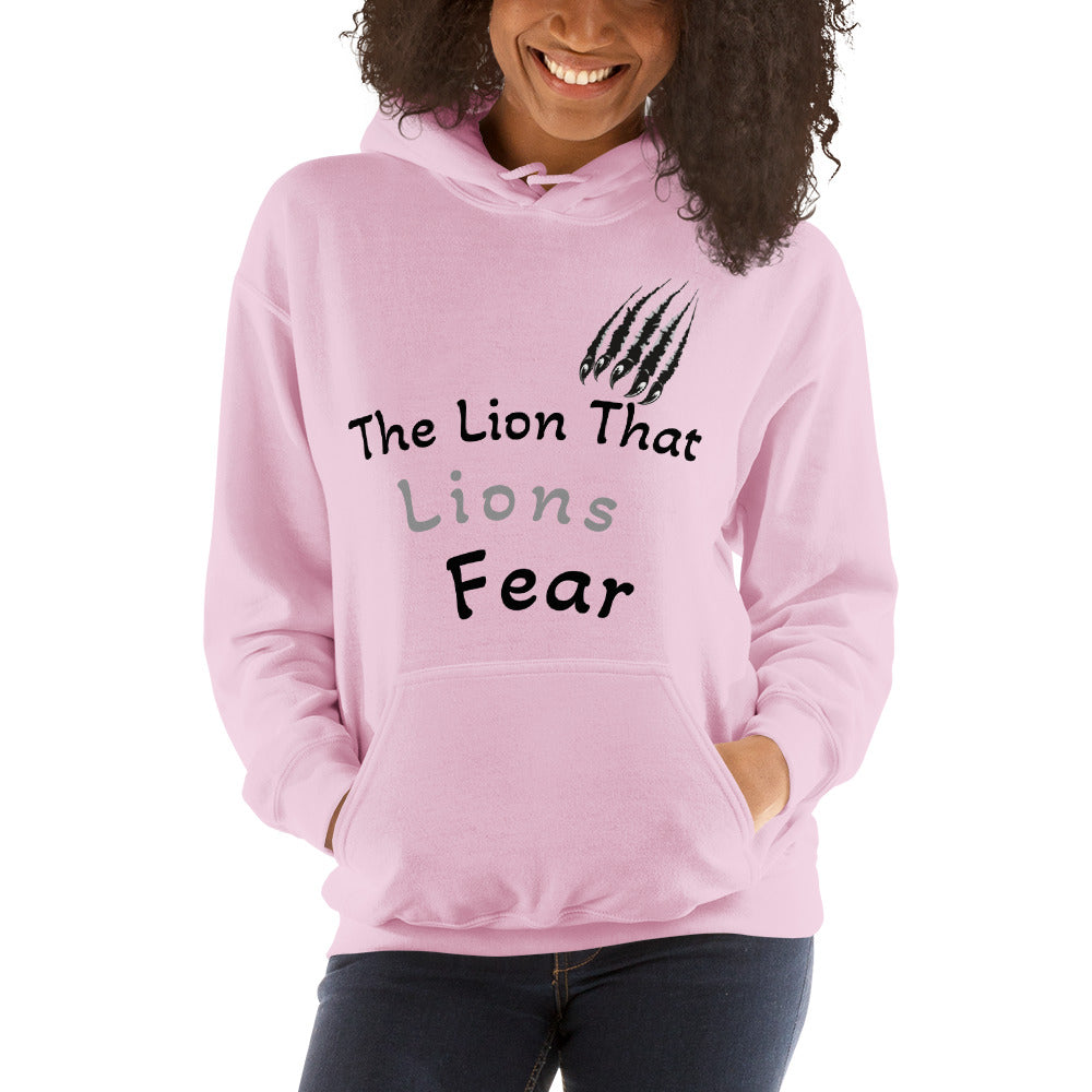 'The Lion That Lions Fear,' Unisex Hoodie
