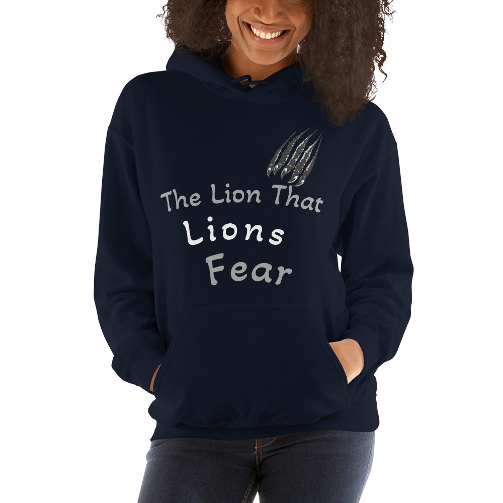 'The Lion That Lions Fear,' Unisex Hoodie