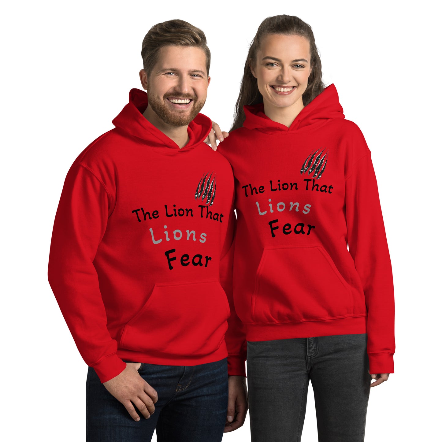 'The Lion That Lions Fear,' Unisex Hoodie