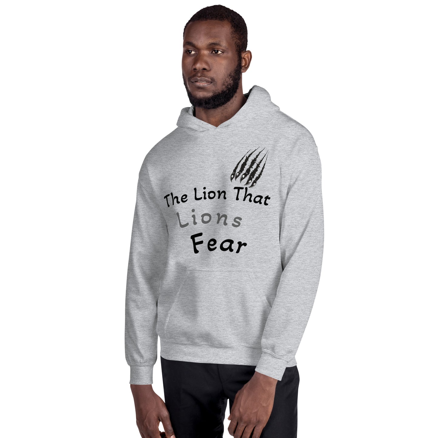 'The Lion That Lions Fear,' Unisex Hoodie