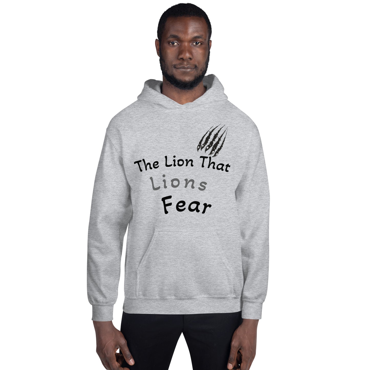 'The Lion That Lions Fear,' Unisex Hoodie