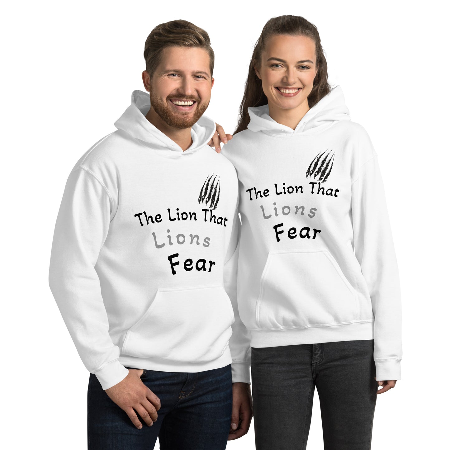 'The Lion That Lions Fear,' Unisex Hoodie