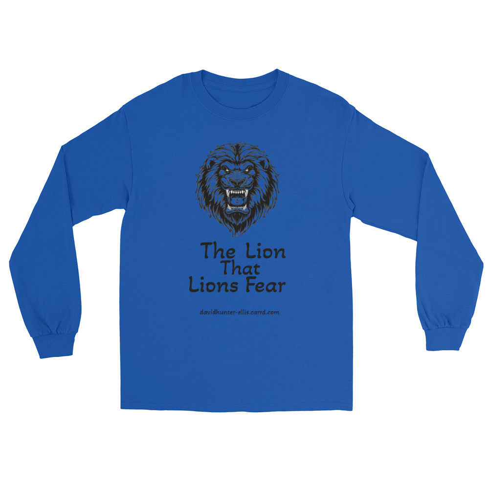 Release the Beast, 'The Lion That Lions Fear,' Men’s Long Sleeve Shirt