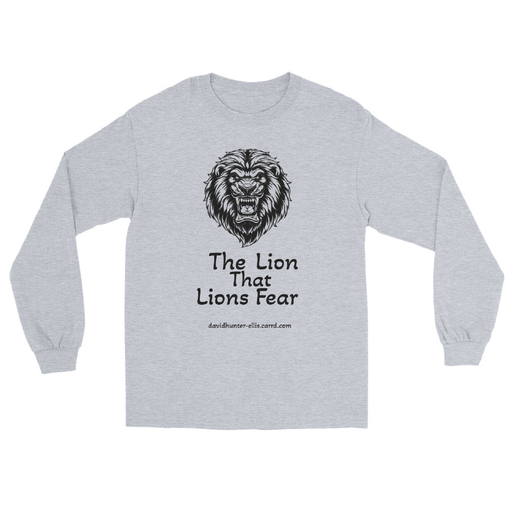 Release the Beast, 'The Lion That Lions Fear,' Men’s Long Sleeve Shirt