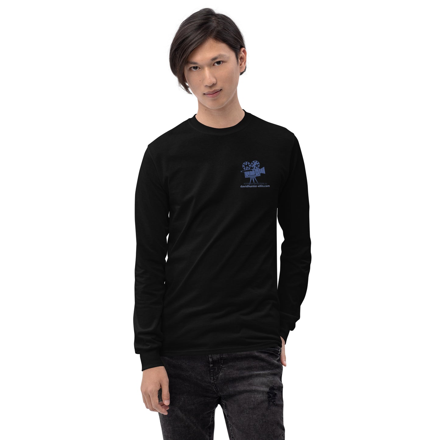 Men’s Long Sleeve Hunter/Ellis Productions crew logo Shirt