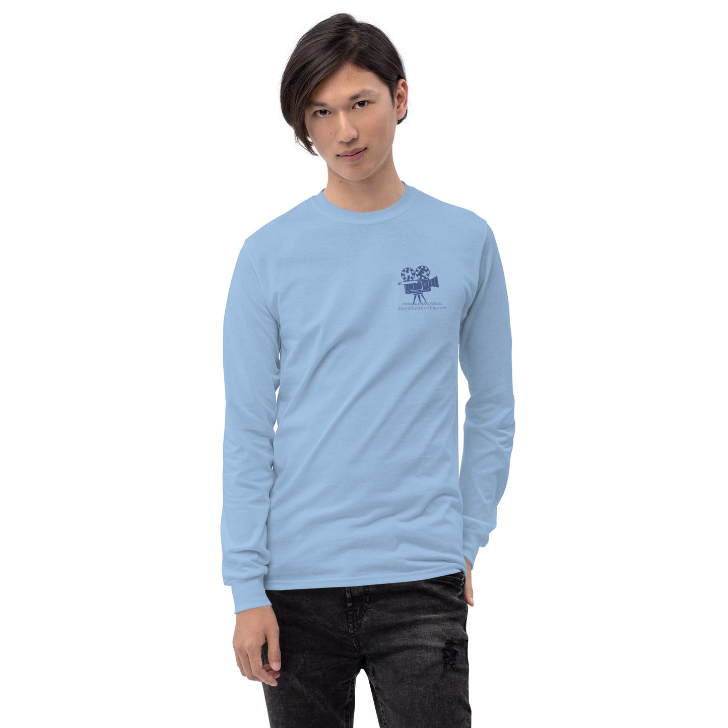 Men’s Long Sleeve Hunter/Ellis Productions crew logo Shirt