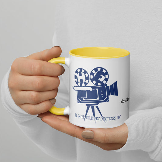 Official Hunter/Ellis (blue) company logo Mug with Color Inside